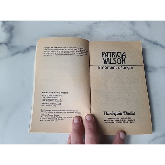 A Moment Of Anger By Patricia Wilson Paperback - Picture 3 of 10